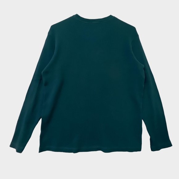 LL Cool J Thermal Waffle Shirt Long Sleeve Pullover Graphic Blue Mens XXL 2XL - Picture 4 of 8